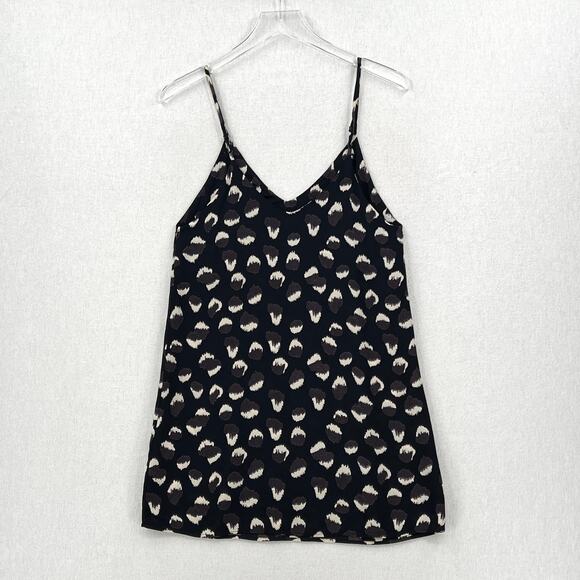 REFORMATION Eli 90s Mini Slip Dress Womens XS Navy Wild Child Animal Print - Picture 3 of 16